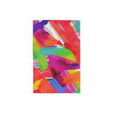 Vibrant Brushstroke Beach Towel — Colorful Abstract Paint Swatch Design thumbnail 1