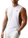 Men's Full Size Round Neck Tank Top Plus Size thumbnail 17