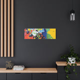 Abstract Color Splash Matte Canvas — Stretched Wall Art thumbnail 70