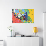 Abstract Color Splash Matte Canvas — Stretched Wall Art thumbnail 87