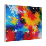 Abstract Color Splash Matte Canvas Print — Vibrant Stretched Wall Art thumbnail 44
