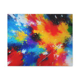 Abstract Color Splash Matte Canvas Print — Vibrant Stretched Wall Art thumbnail 7