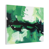 Abstract Green Brushstroke Canvas Print thumbnail 53