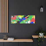 Abstract Color Splash Canvas Print — Vibrant Modern Wall Art thumbnail 82
