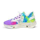 Colorful Tie-Dye Mesh Sneakers — Men's Athletic Casual Shoes thumbnail 6