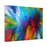 Abstract Color Explosion Matte Canvas Print thumbnail 89