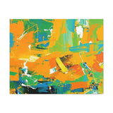 Abstract Orange & Green Canvas Art — Vibrant Modern Wall Decor thumbnail 13