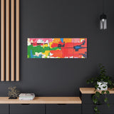 Abstract Color Splash Matte Canvas Print — Vibrant Modern Wall Art thumbnail 82