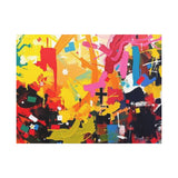 Abstract Color Splash Canvas Print - Vibrant Stretched Matte Wall Art thumbnail 22