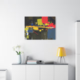 Abstract Color Splash Matte Canvas Print — Modern Stretched Wall Art thumbnail 78