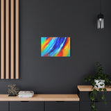 Abstract Rainbow Wave Matte Canvas Print — Vibrant Stretched Wall Art thumbnail 49