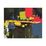 Abstract Color Splash Matte Canvas Print — Modern Stretched Wall Art thumbnail 26