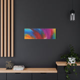 Abstract Rainbow Swirl Matte Canvas Print (Stretched) thumbnail 70