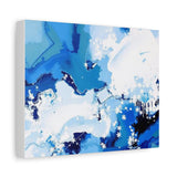 Abstract Blue Galaxy Canvas Print — Matte Stretched Wall Art thumbnail 29