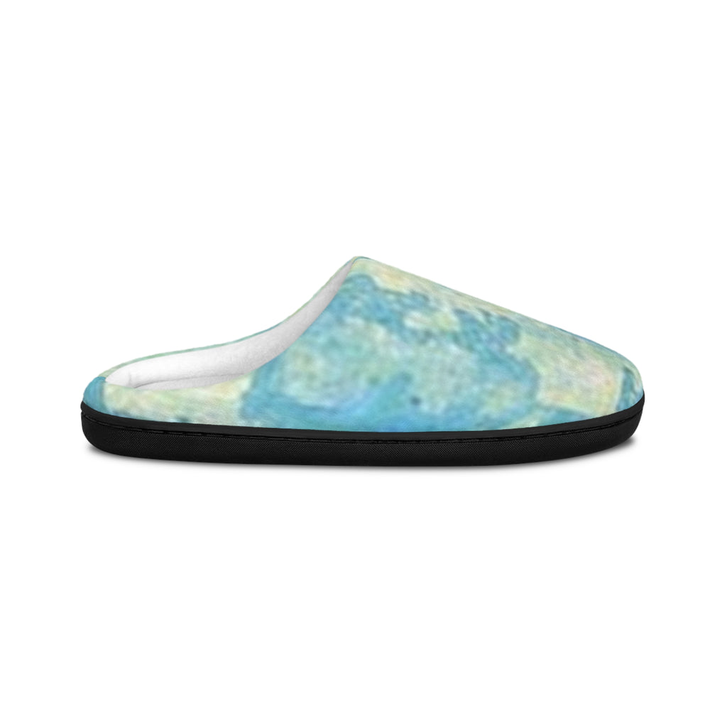 Coastal Watercolor Women's Indoor Slippers