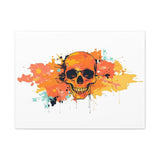 Skull Art Canvas Print – Vibrant Paint-Splash Skull Wall Decor thumbnail 15