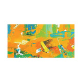 Abstract Orange & Green Canvas Art — Vibrant Modern Wall Decor thumbnail 17