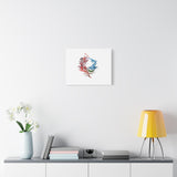 Abstract Color Splash Canvas Print — Modern Watercolor Circle Art on Matte Stretched Canvas thumbnail 31