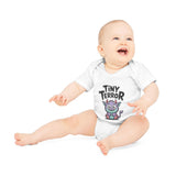 Baby Bodysuit — "Tiny Terror" Cute Monster Organic Onesie thumbnail 1
