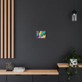 Abstract Neon Brushstroke Canvas Print — Colorful Modern Wall Art thumbnail 31