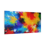 Abstract Color Splash Matte Canvas Print — Vibrant Stretched Wall Art thumbnail 83