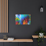 Abstract Color Explosion Matte Canvas Print thumbnail 61