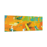 Abstract Orange & Green Canvas Art — Vibrant Modern Wall Decor thumbnail 92