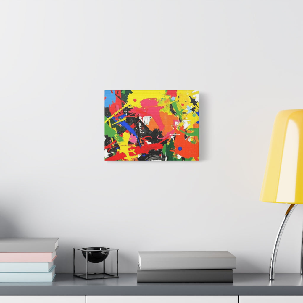 Abstract Art Matte Stretched Canvas — Modern Wall Decor