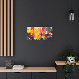 Abstract Color Splash Canvas Print - Vibrant Stretched Matte Wall Art thumbnail 58