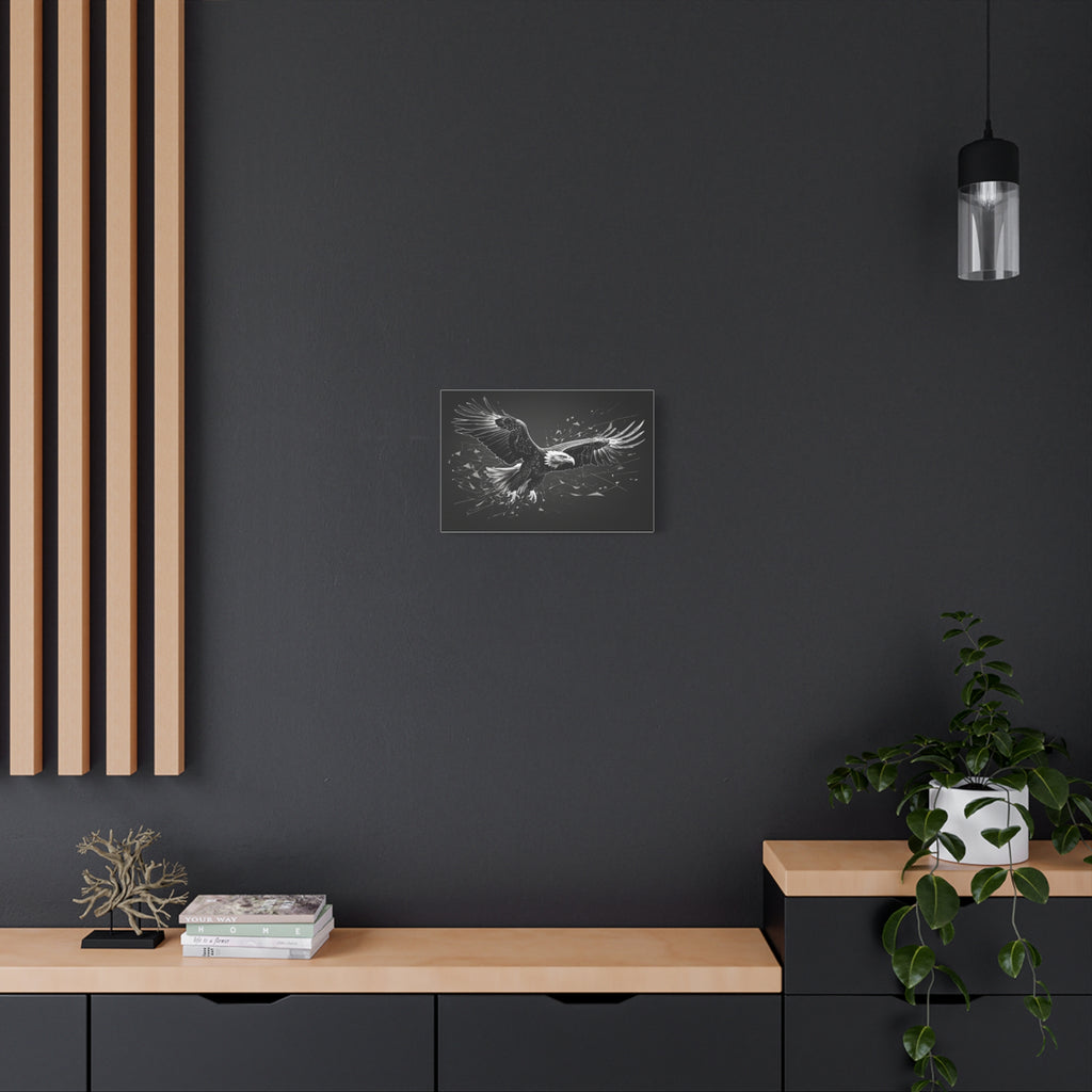 Eagle Matte Canvas Wall Art — Stretched 1.25"