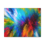 Abstract Color Explosion Matte Canvas Print thumbnail 3