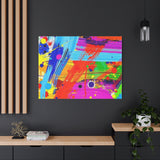 Abstract Color Splash Canvas Print — Vibrant Modern Wall Art thumbnail 91