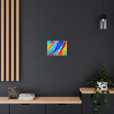 Abstract Rainbow Wave Matte Canvas Print — Vibrant Stretched Wall Art thumbnail 37