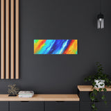 Abstract Rainbow Wave Matte Canvas Print — Vibrant Stretched Wall Art thumbnail 70