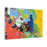 Abstract Color Splash Matte Canvas — Stretched Wall Art thumbnail 59