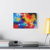 Abstract Color Splash Matte Canvas Print — Vibrant Stretched Wall Art thumbnail 39