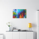 Abstract Color Explosion Matte Canvas Print thumbnail 72