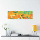 Abstract Orange & Green Canvas Art — Vibrant Modern Wall Decor thumbnail 81