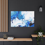 Abstract Blue Galaxy Canvas Print — Matte Stretched Wall Art thumbnail 88