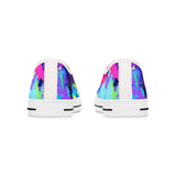 Women's Low Top Sneakers — Colorful Tie-Dye Splash Canvas Sneakers thumbnail 7
