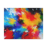 Abstract Color Splash Matte Canvas Print — Vibrant Stretched Wall Art thumbnail 13