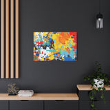 Abstract Splash Colorful Matte Canvas Wall Art – Vibrant Modern Stretched Print thumbnail 73