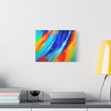 Abstract Rainbow Wave Matte Canvas Print — Vibrant Stretched Wall Art thumbnail 33