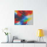 Abstract Color Burst Canvas Print — Vibrant Stretched Matte Wall Art thumbnail 1