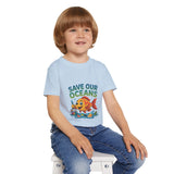 Save Our Oceans Toddler T-Shirt — Cute Fish Environmental Shirt for Kids thumbnail 12