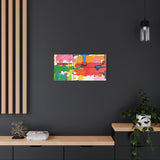 Abstract Color Splash Matte Canvas Print — Vibrant Modern Wall Art thumbnail 58