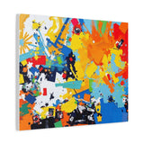 Abstract Splash Colorful Matte Canvas Wall Art – Vibrant Modern Stretched Print thumbnail 53