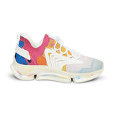Men's Mesh Sneakers — Colorful Marble Athletic Shoes thumbnail 7