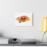 Skull Art Canvas Print – Vibrant Paint-Splash Skull Wall Decor thumbnail 33