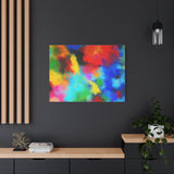 Abstract Color Burst Canvas Print — Vibrant Stretched Matte Wall Art thumbnail 79